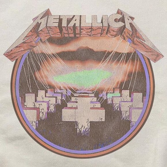 Metallica Master of Puppets Vintage Sweatshirt, Metallica heavy metal band shirt - Picture 3 of 4